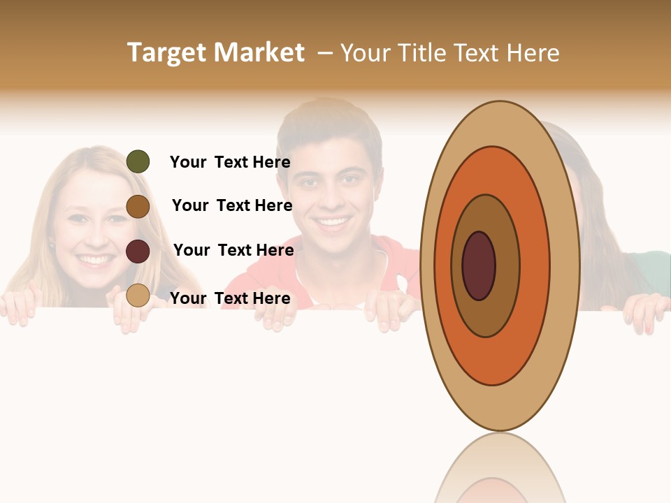 Group Billboard Holding PowerPoint Template