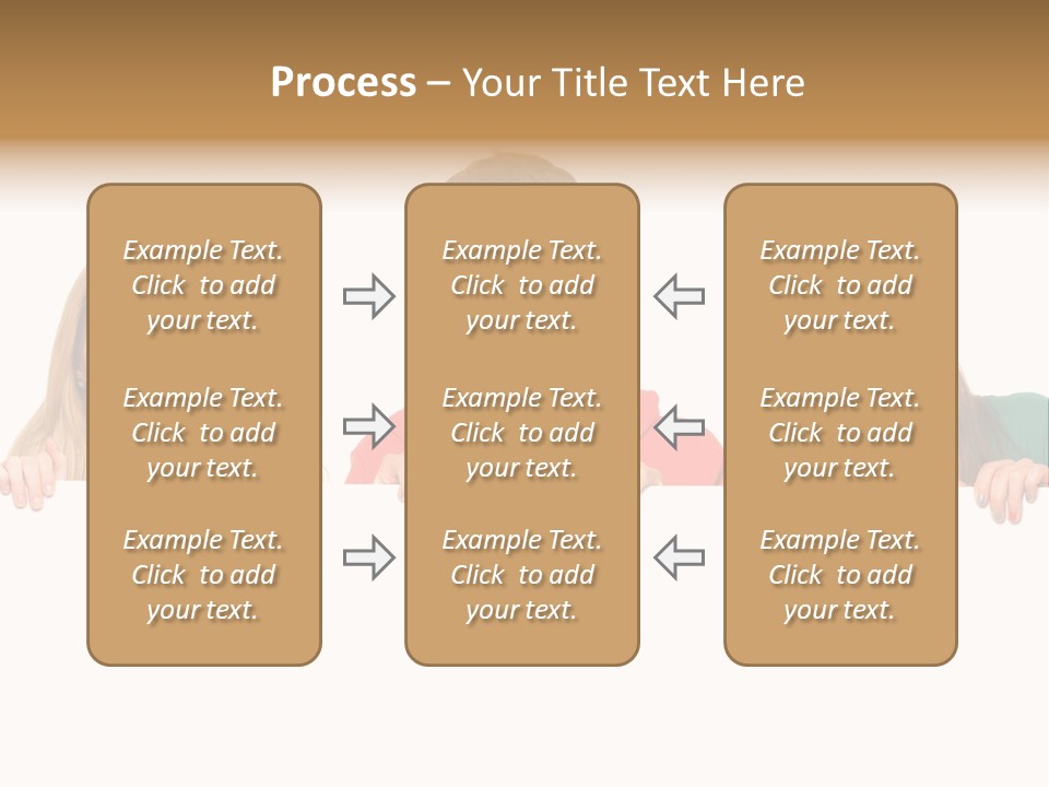 Group Billboard Holding PowerPoint Template
