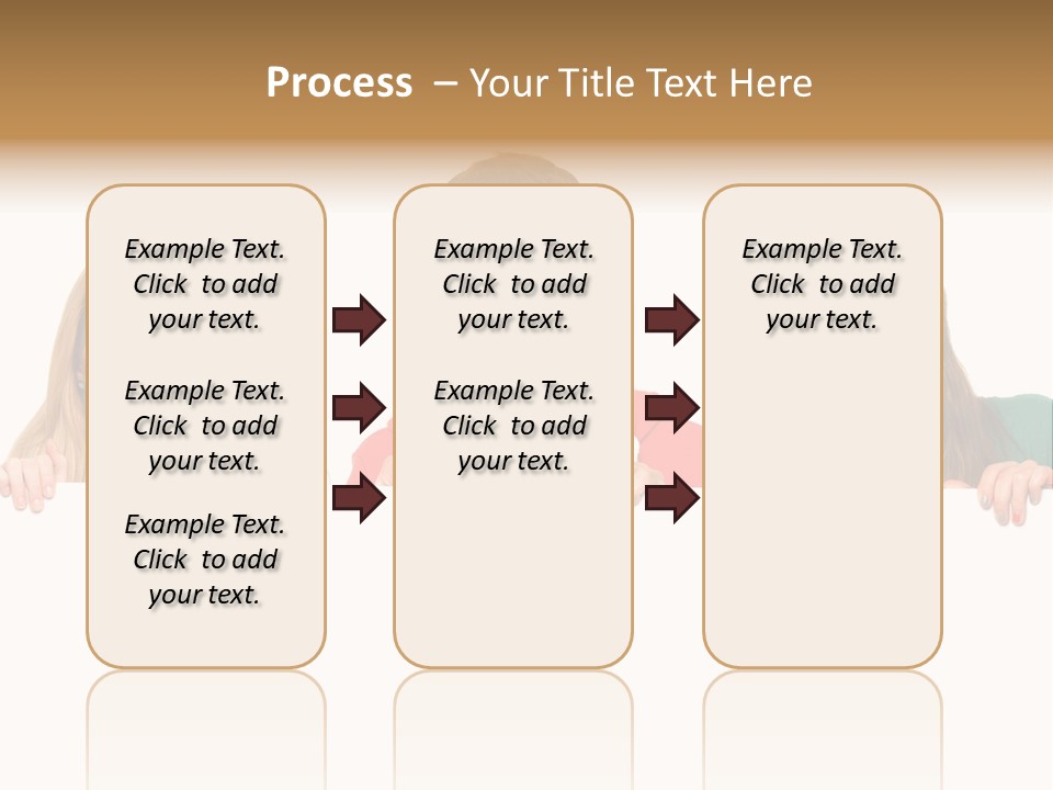 Group Billboard Holding PowerPoint Template