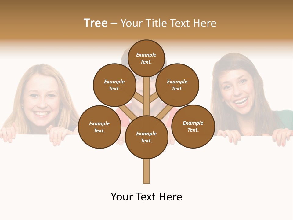 Group Billboard Holding PowerPoint Template