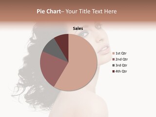 Adult Model Portrait PowerPoint Template