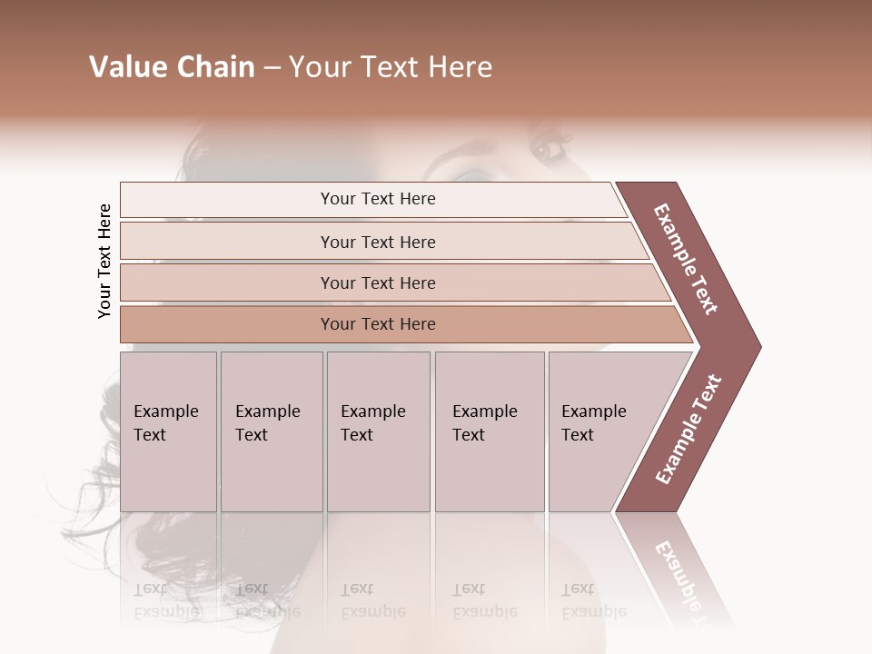 Adult Model Portrait PowerPoint Template