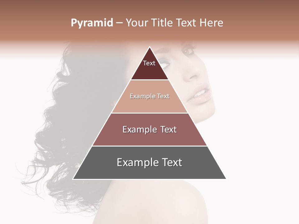 Adult Model Portrait PowerPoint Template