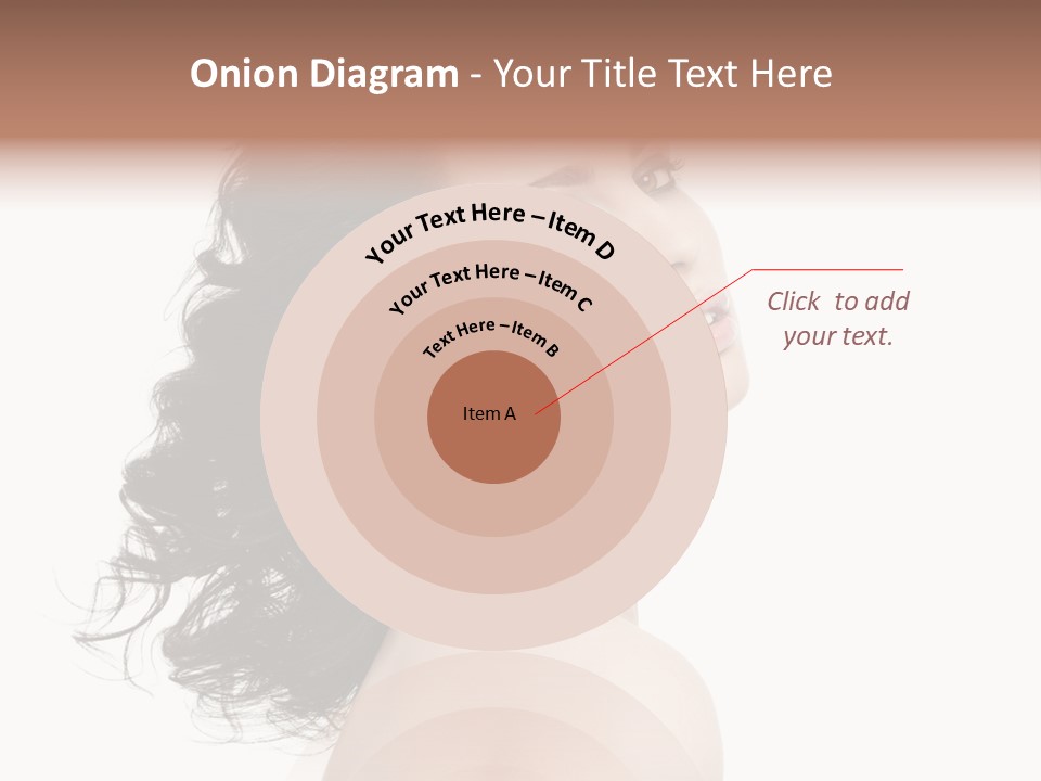 Adult Model Portrait PowerPoint Template