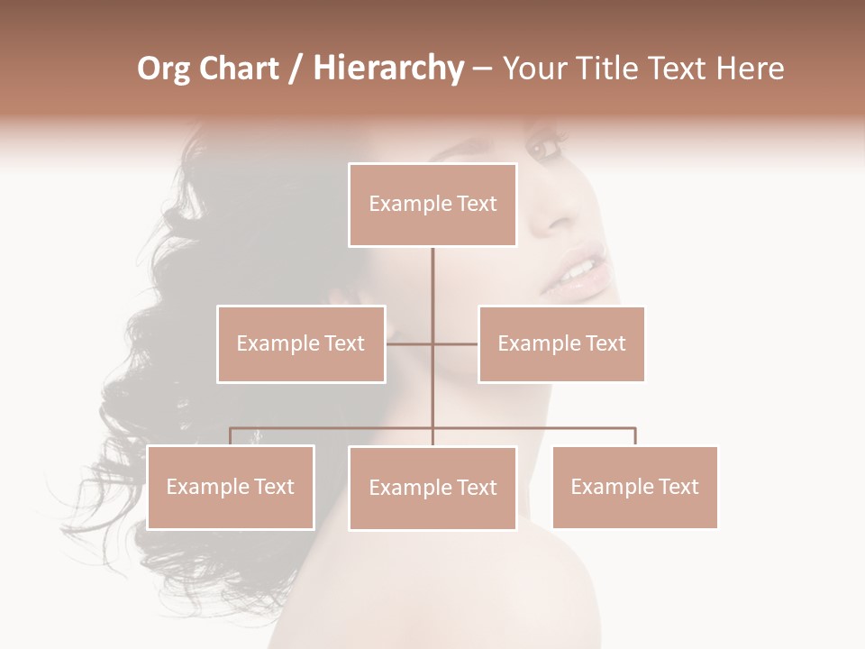 Adult Model Portrait PowerPoint Template