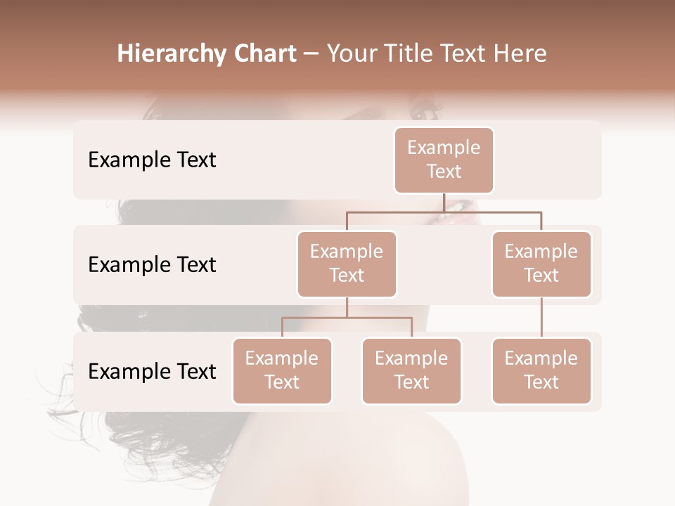 Adult Model Portrait PowerPoint Template