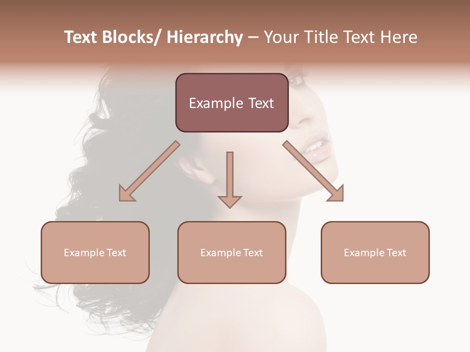 Adult Model Portrait PowerPoint Template