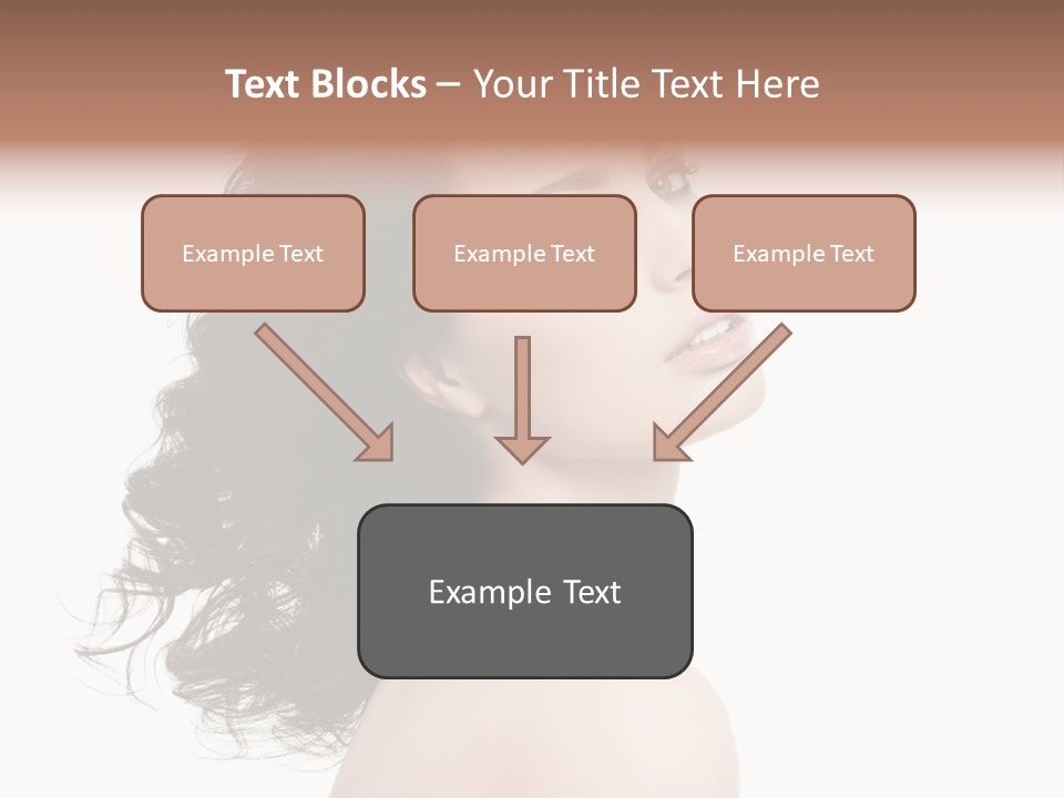 Adult Model Portrait PowerPoint Template