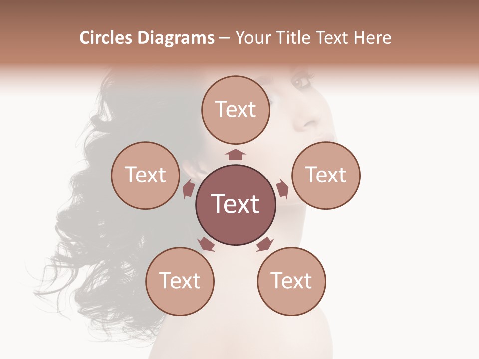 Adult Model Portrait PowerPoint Template