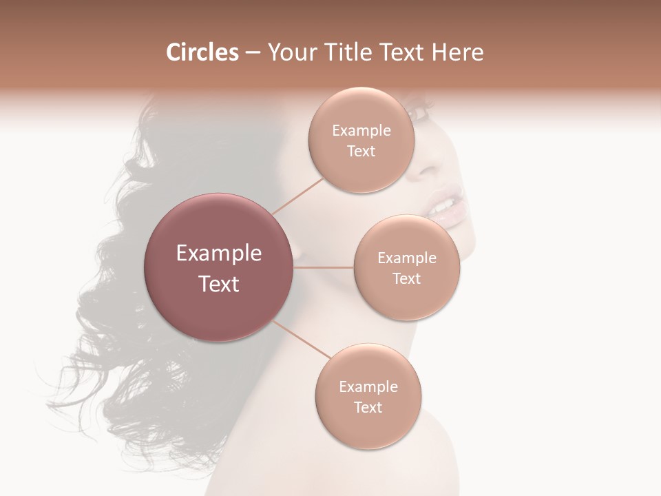 Adult Model Portrait PowerPoint Template