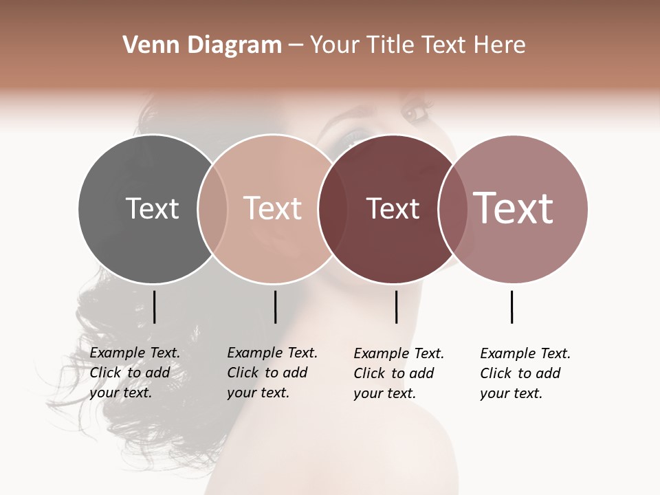 Adult Model Portrait PowerPoint Template