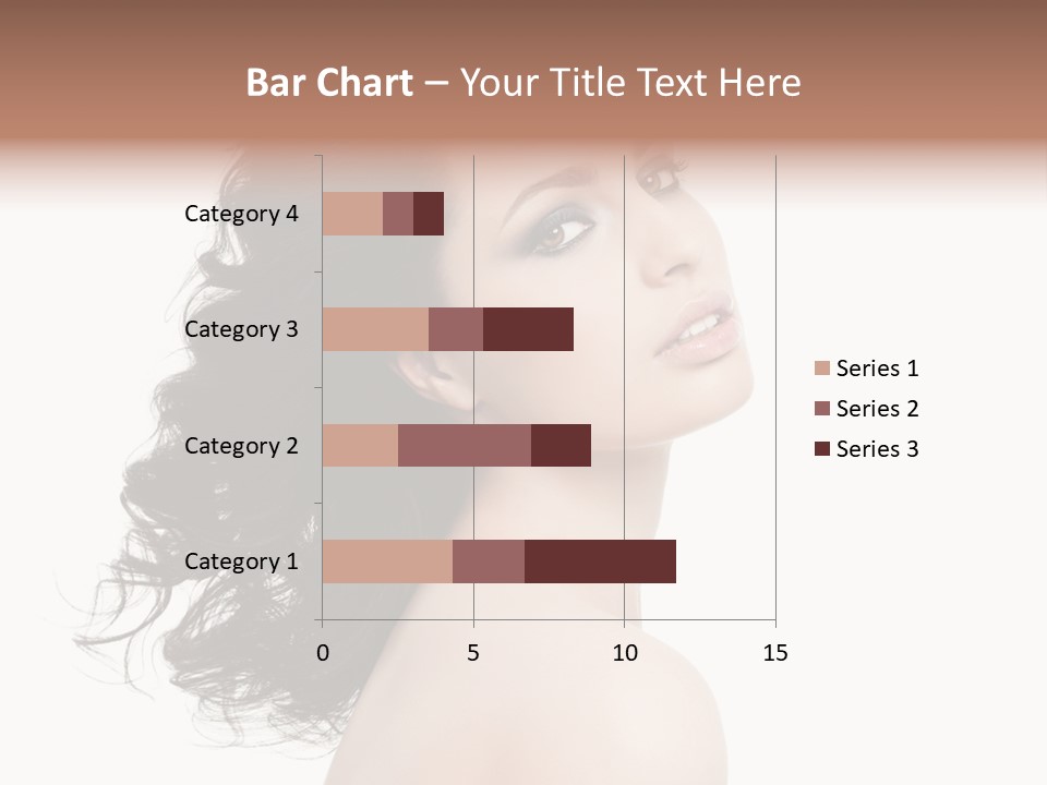 Adult Model Portrait PowerPoint Template