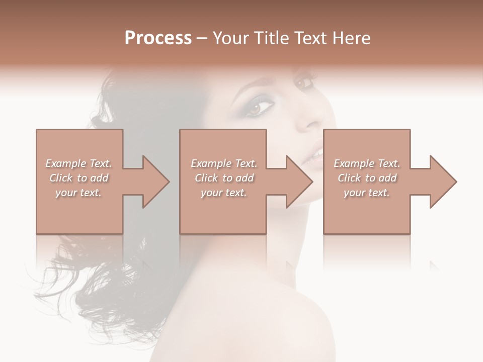 Adult Model Portrait PowerPoint Template