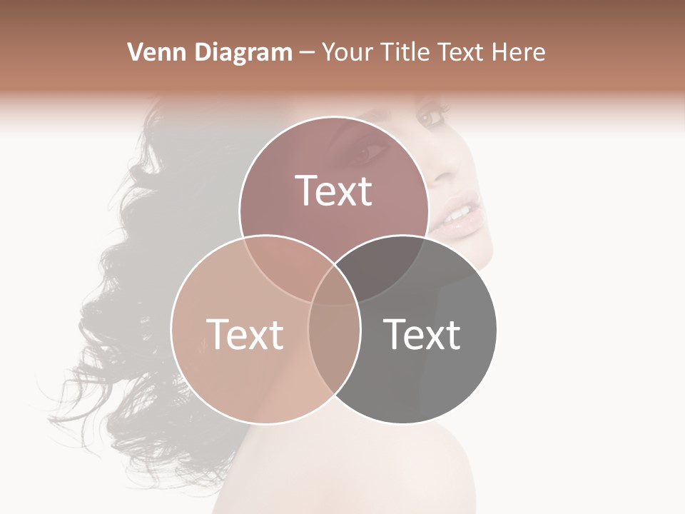 Adult Model Portrait PowerPoint Template