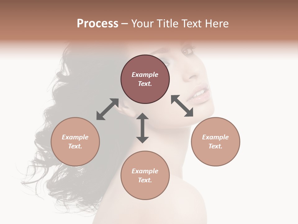 Adult Model Portrait PowerPoint Template