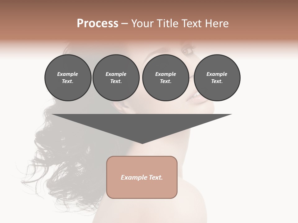 Adult Model Portrait PowerPoint Template