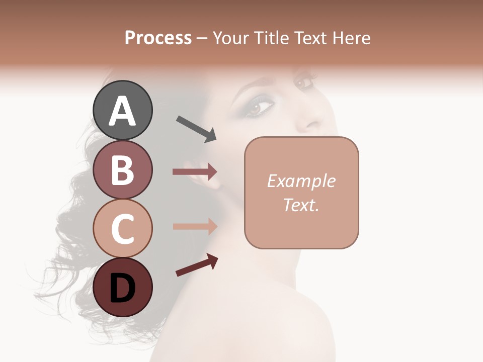 Adult Model Portrait PowerPoint Template