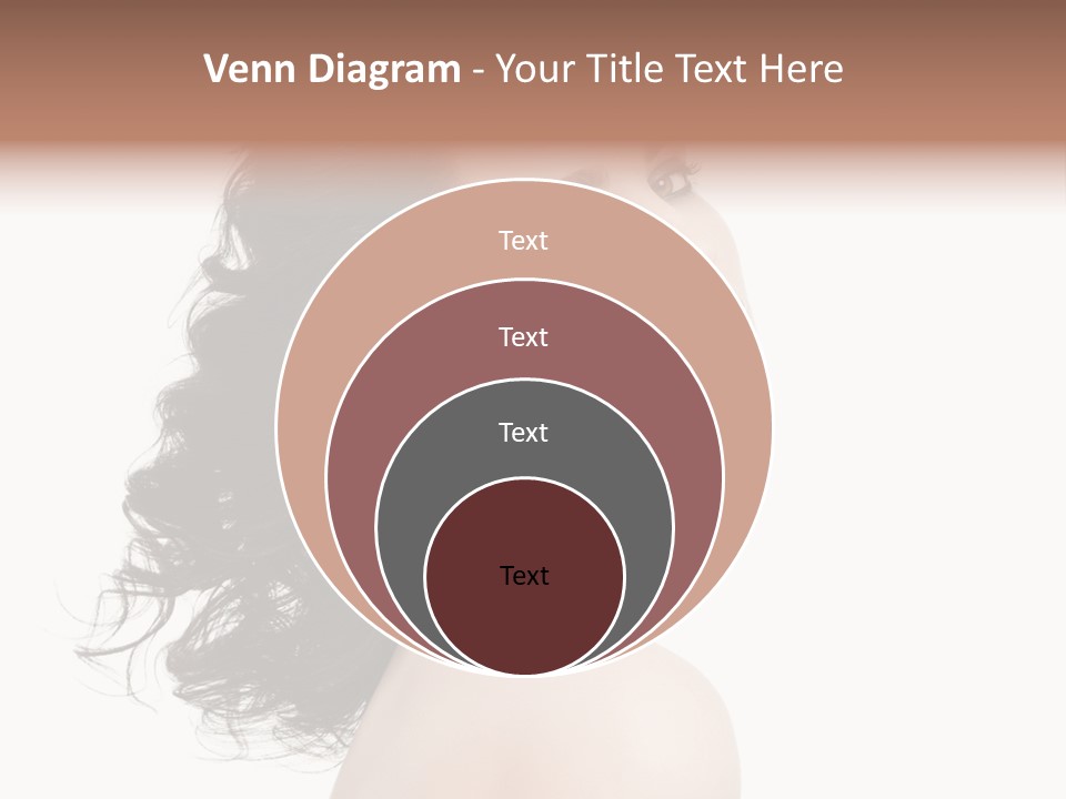 Adult Model Portrait PowerPoint Template