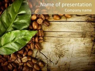 Arabic Wooden Arabica PowerPoint Template