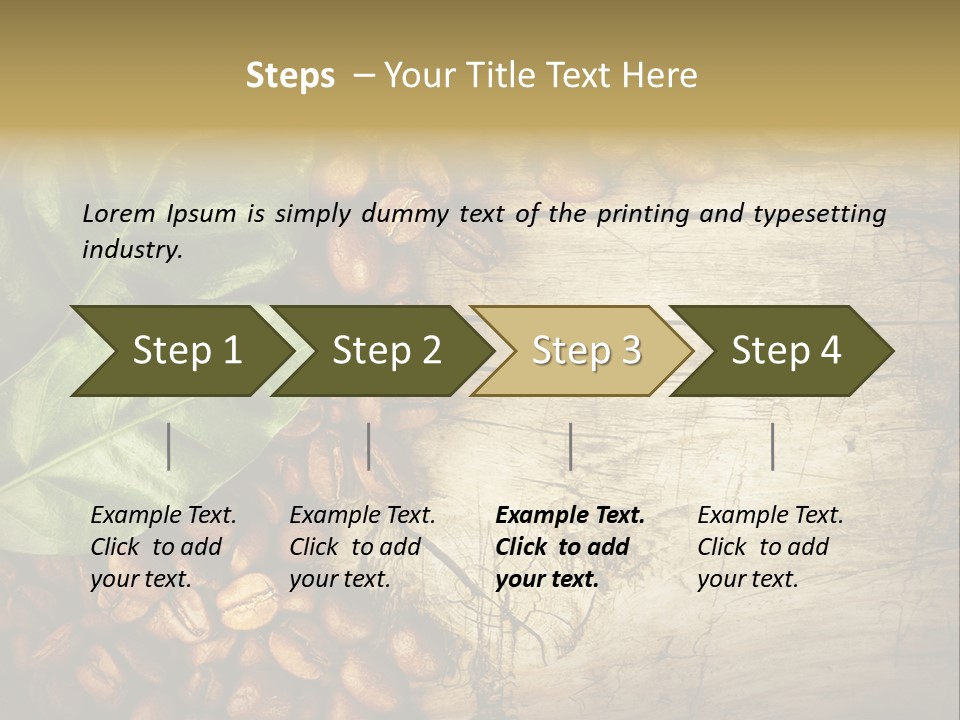 Arabic Wooden Arabica PowerPoint Template