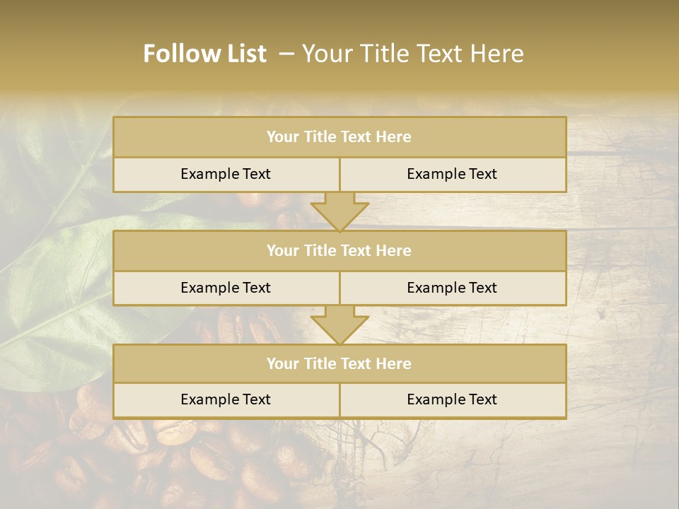 Arabic Wooden Arabica PowerPoint Template