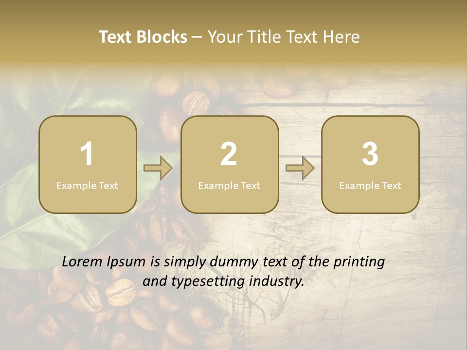 Arabic Wooden Arabica PowerPoint Template