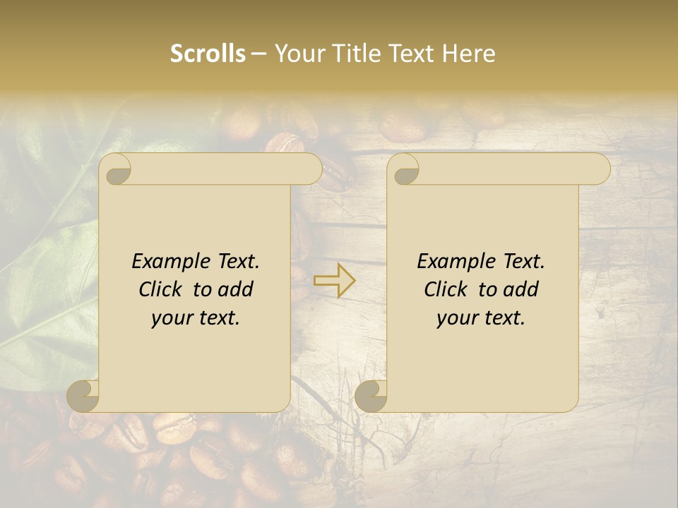 Arabic Wooden Arabica PowerPoint Template