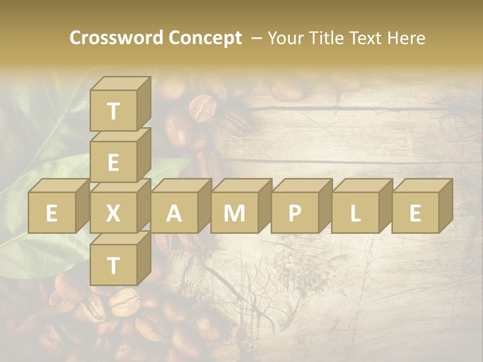 Arabic Wooden Arabica PowerPoint Template