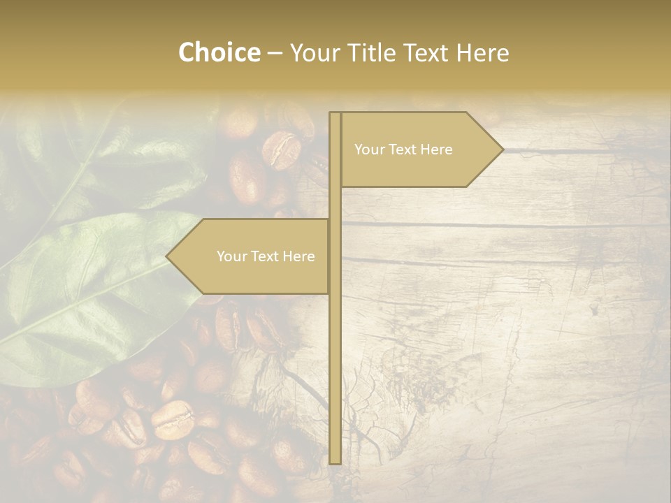 Arabic Wooden Arabica PowerPoint Template