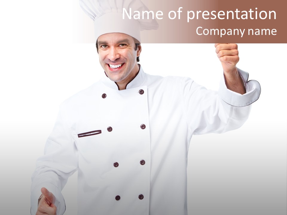 Uniform Vegetarian Occupation PowerPoint Template