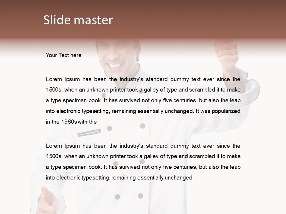 Uniform Vegetarian Occupation PowerPoint Template