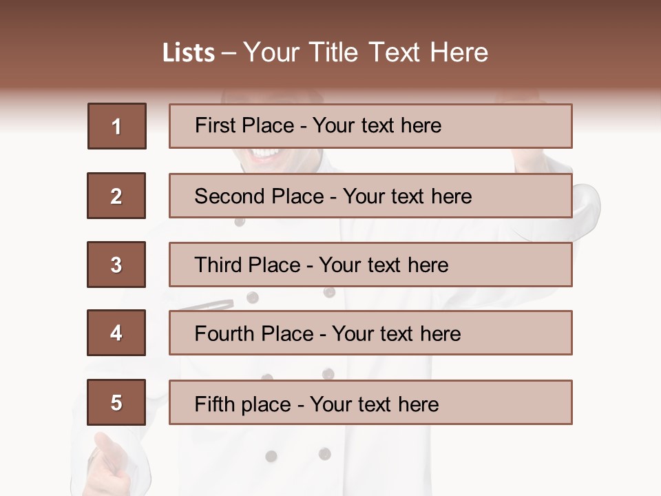Uniform Vegetarian Occupation PowerPoint Template