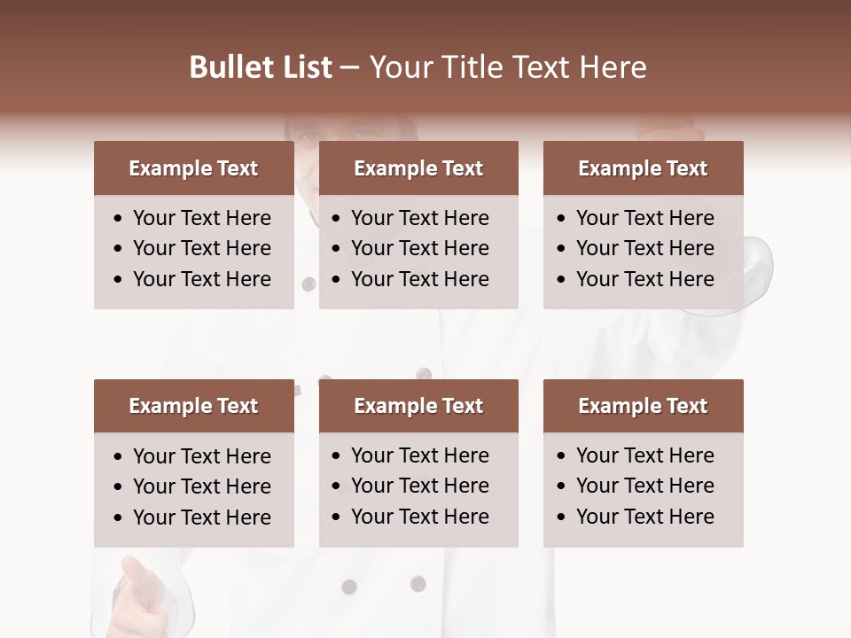 Uniform Vegetarian Occupation PowerPoint Template