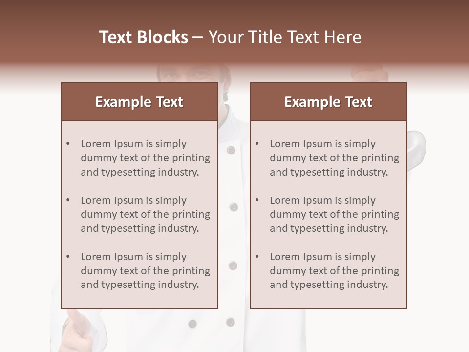 Uniform Vegetarian Occupation PowerPoint Template