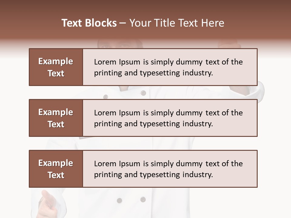 Uniform Vegetarian Occupation PowerPoint Template