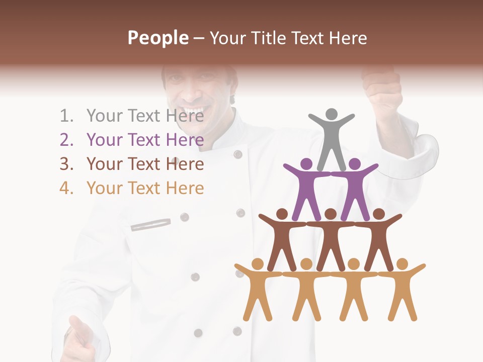 Uniform Vegetarian Occupation PowerPoint Template