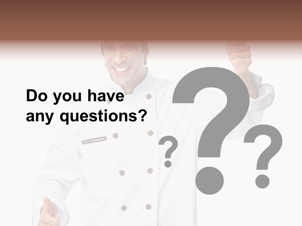 Uniform Vegetarian Occupation PowerPoint Template