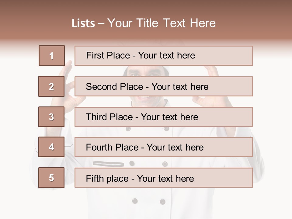 Staff Menu People PowerPoint Template