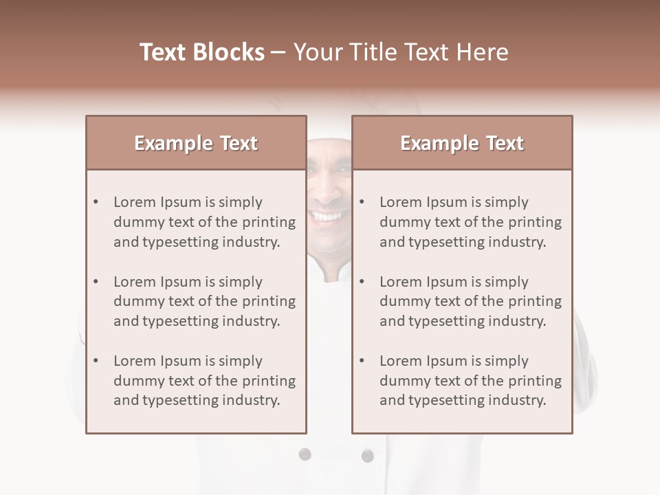 Staff Menu People PowerPoint Template