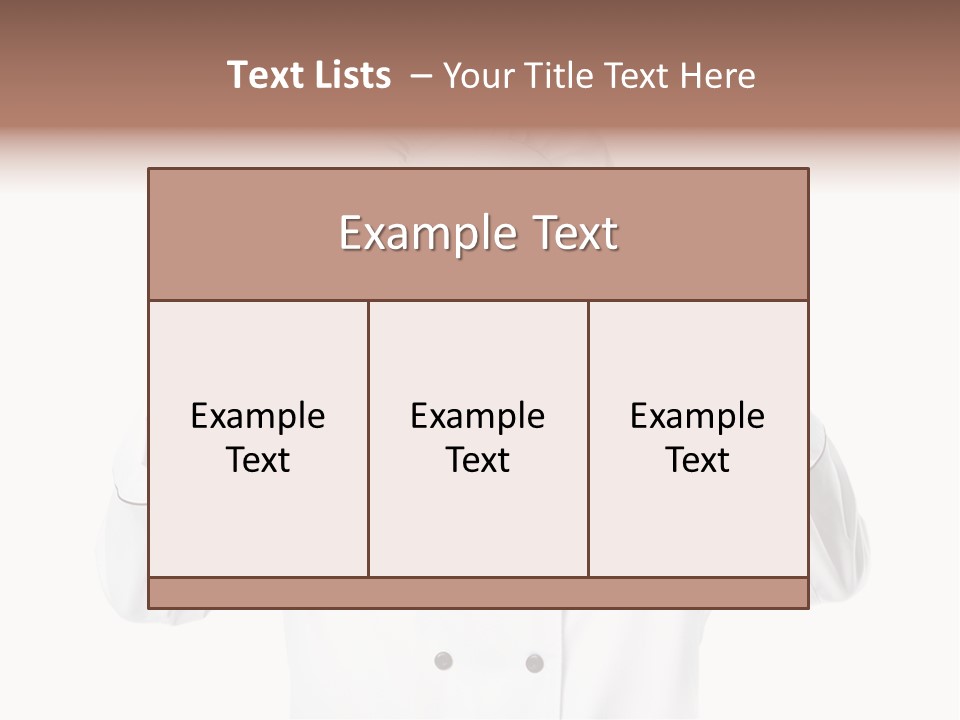 Staff Menu People PowerPoint Template