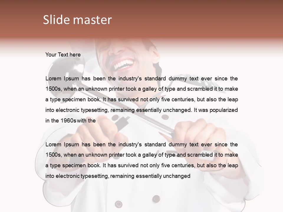 S Meal Isolated PowerPoint Template