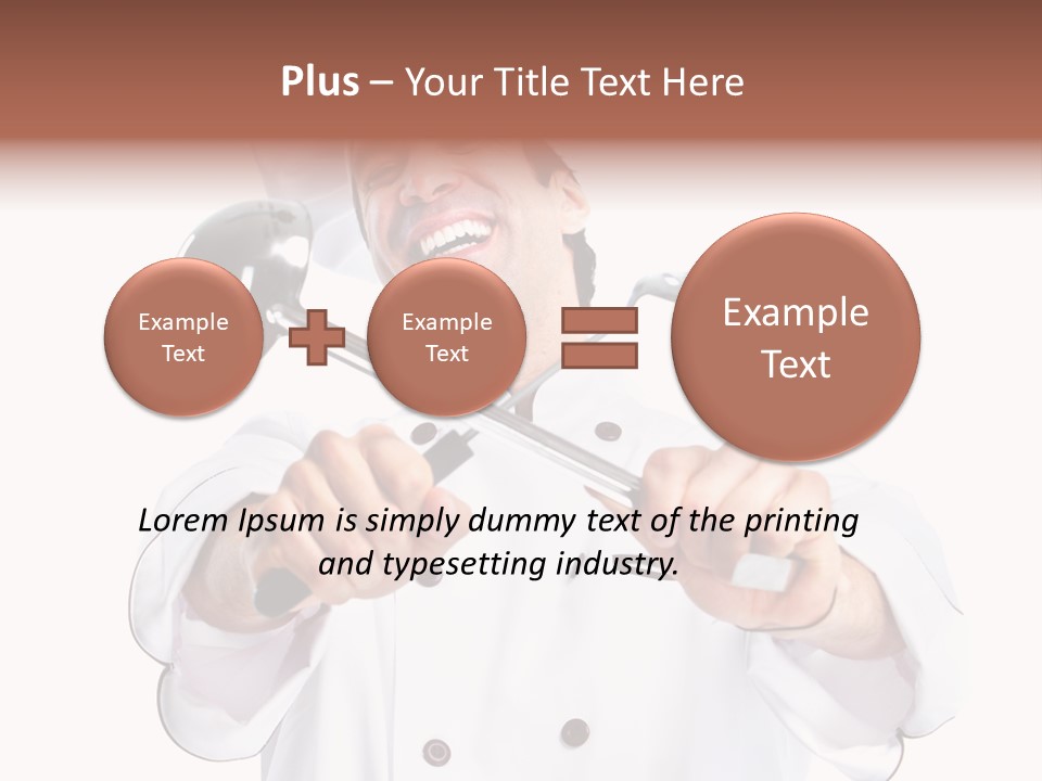 S Meal Isolated PowerPoint Template