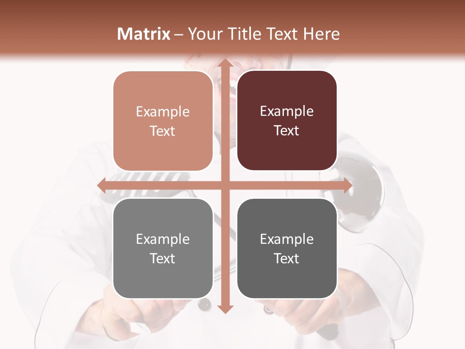 Adult White Baker PowerPoint Template