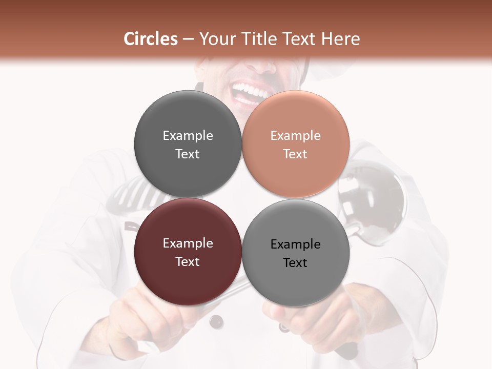 Adult White Baker PowerPoint Template