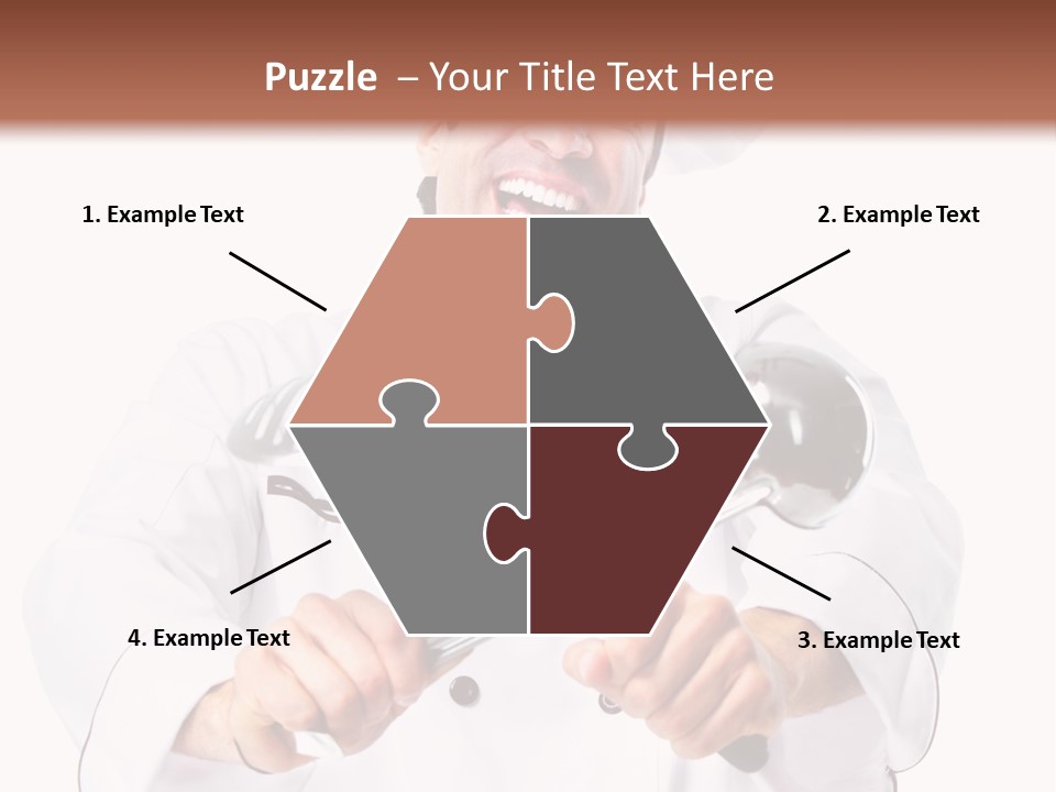 Adult White Baker PowerPoint Template