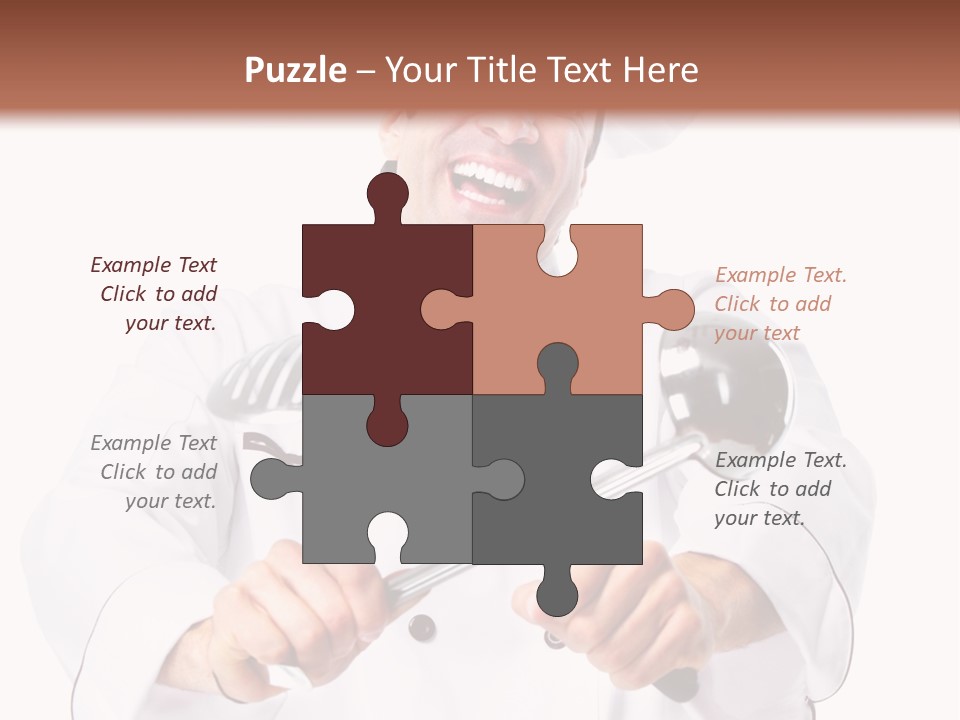 Adult White Baker PowerPoint Template