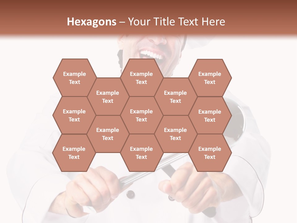 Adult White Baker PowerPoint Template