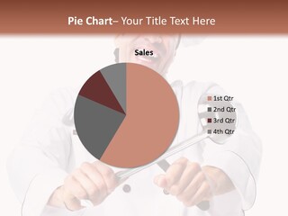 Adult White Baker PowerPoint Template