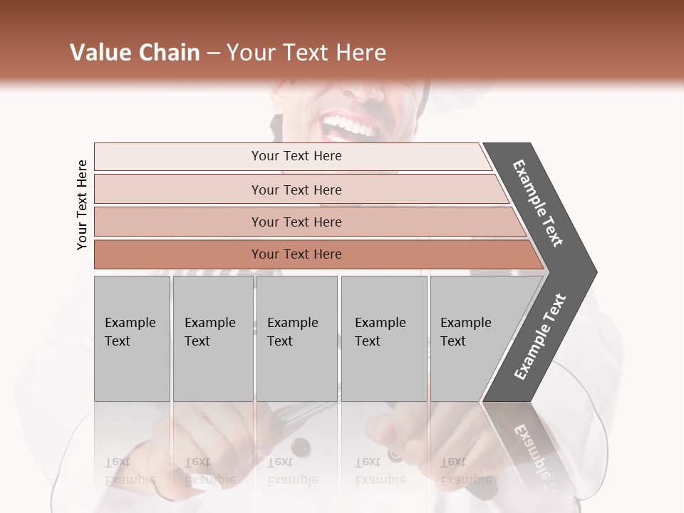 Adult White Baker PowerPoint Template