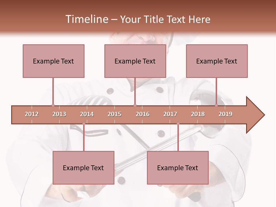 Adult White Baker PowerPoint Template